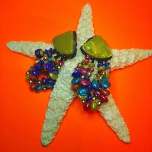 Colorful Beaded Earring